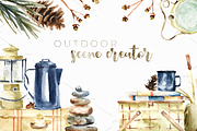 Outdoor Adventure Camping BUNDLE, an Illustration by plaidGecko (Thumbnail 3 of 13)