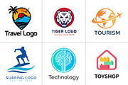 800+ Professional Logos Bundle, a Branding & Logo Template by Design Forest (Thumbnail 24 of 48)