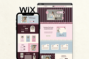 Wix Website Template Small Business, a Wix Template by Branding Babe Co. (Thumbnail 1 of 10)