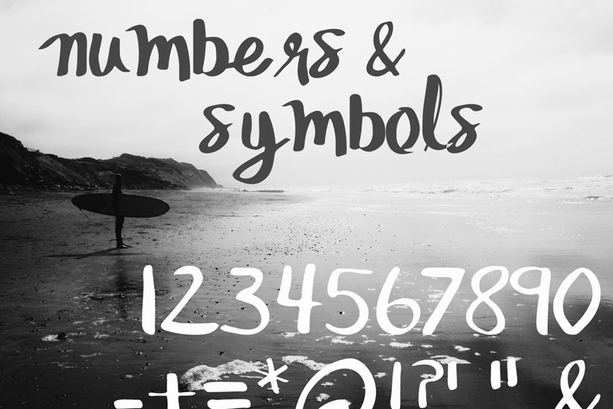 Sasha Script, A Hand Painted Font preview 3