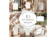 Invitation Mockup Bundle, Easel Sign, a Product Mockup by TatiMockup (Thumbnail 1 of 10)