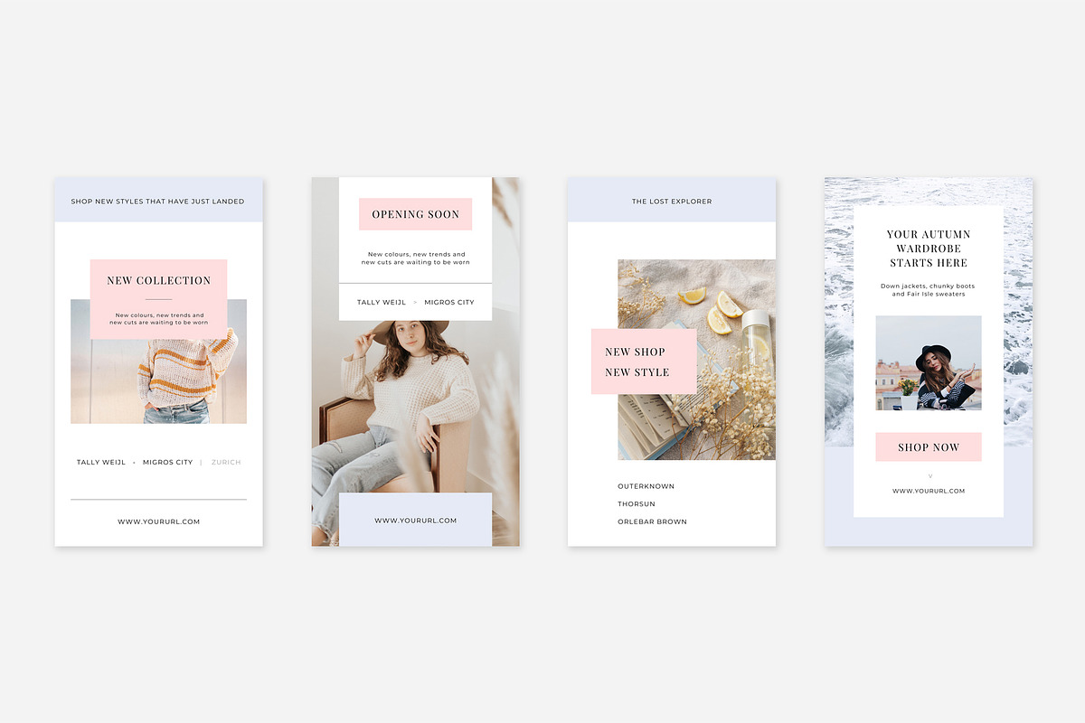 Soft CANVA Instagram Stories Pack, a Social Media Template by Swiss_cube (Photo 2 of 5)