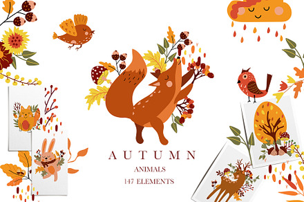 Autumn Animals collection