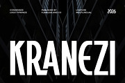 Kranezi - Condensed Sans Serif Font, a Sans Serif Font by Flawless And Co (Thumbnail 1 of 10)
