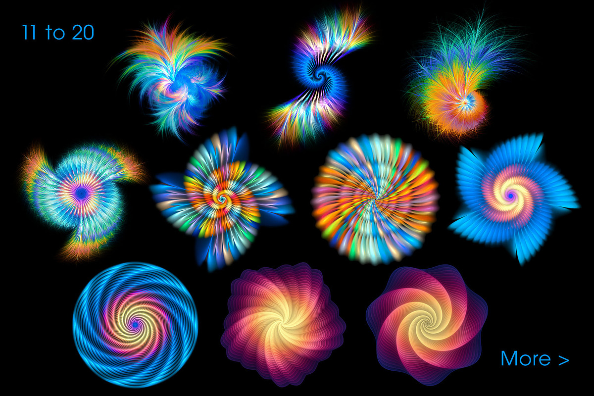 Fantasy Fractals - transparent PNGs, an Object Graphic by synthetick (Photo 4 of 5)