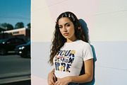 T-Shirt Mockup PSD Model, a Shirt Mockup by LESZ Design (Thumbnail 3 of 4)