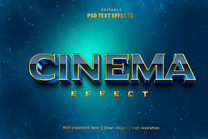 Cinema Movie Editable Text Effect