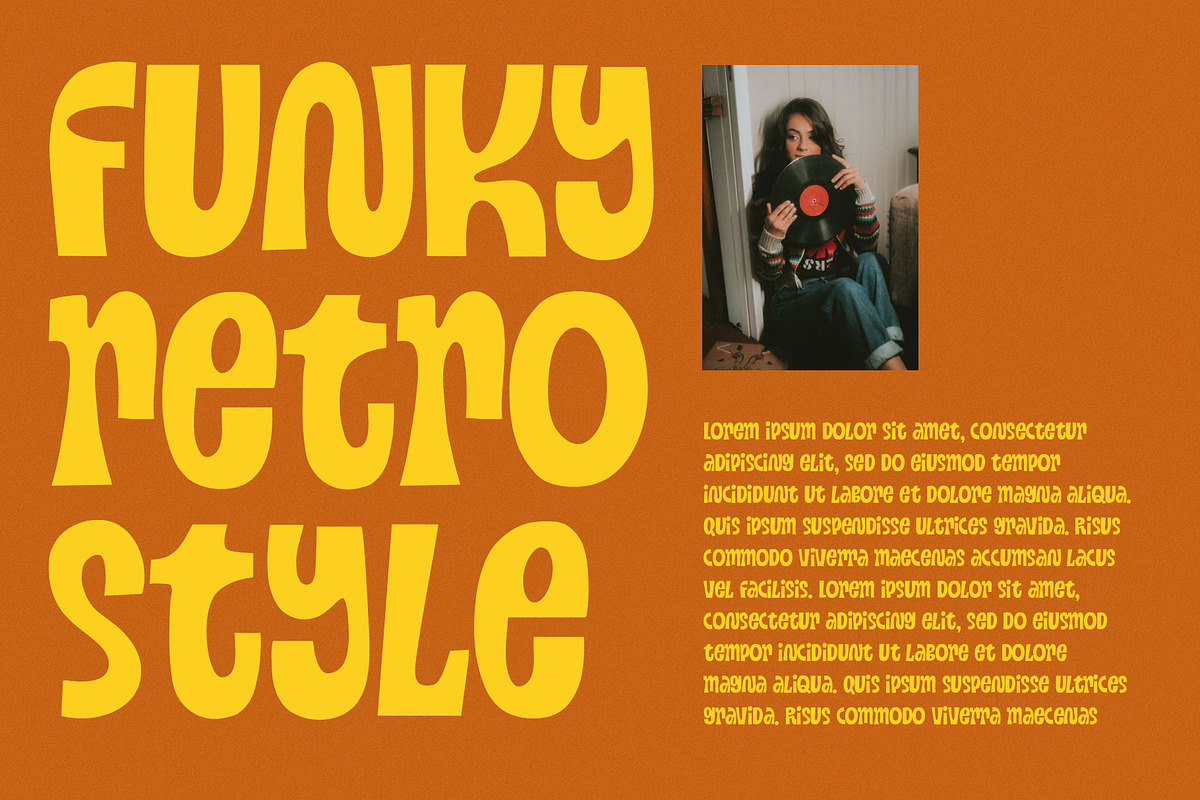 Andelo Funky Display Font, a Handwritten Font by RantautypeStudio (Photo 7 of 15)