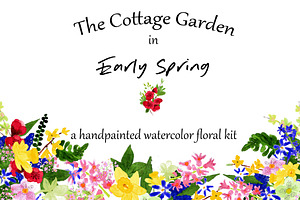The Cottage Garden in Early Spring