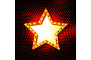 Star shaped gold frame, a Graphic by Aromeo (Thumbnail 1 of 2)