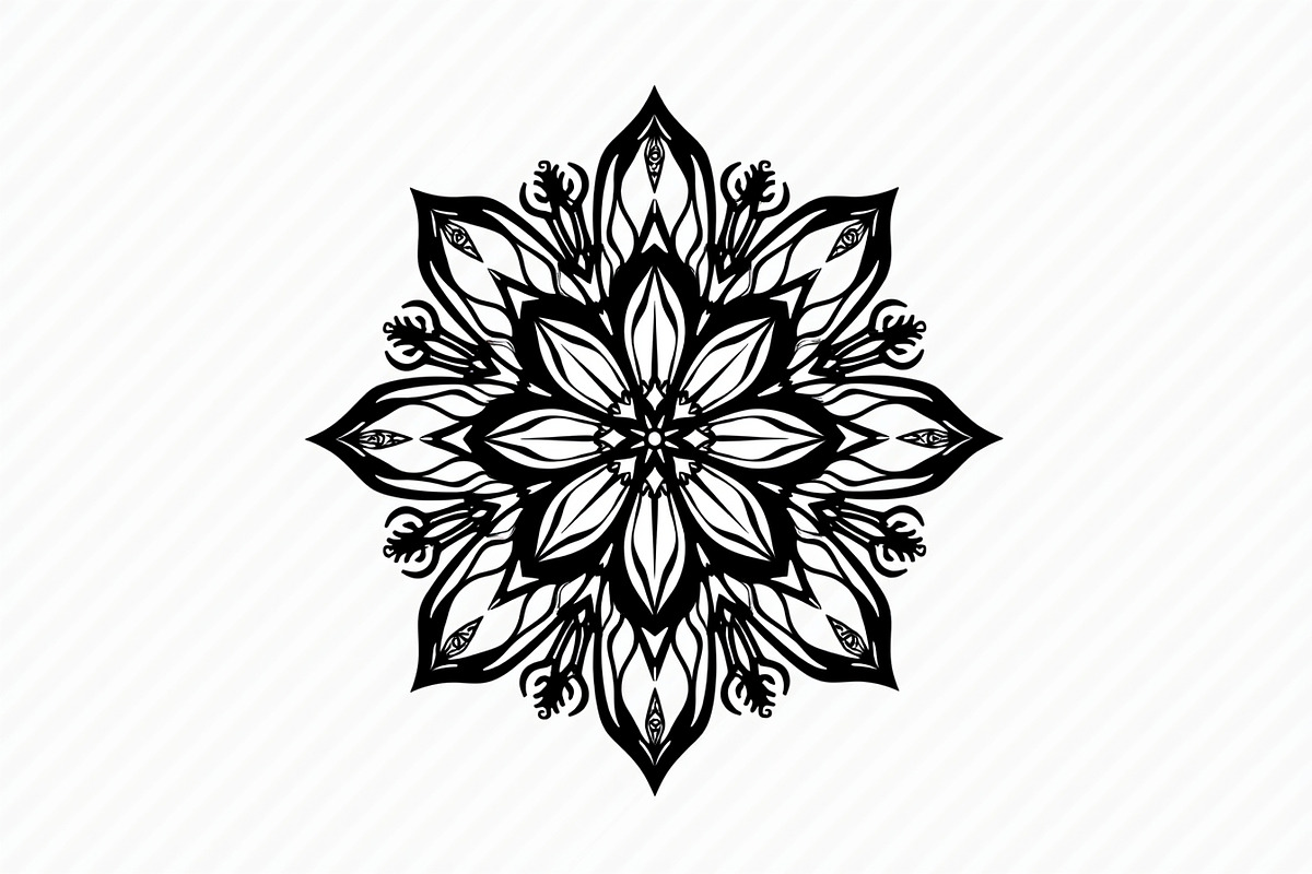 Floral Mandala Laser Cut Bundle, an Illustration by Designs_River (Photo 2 of 9)