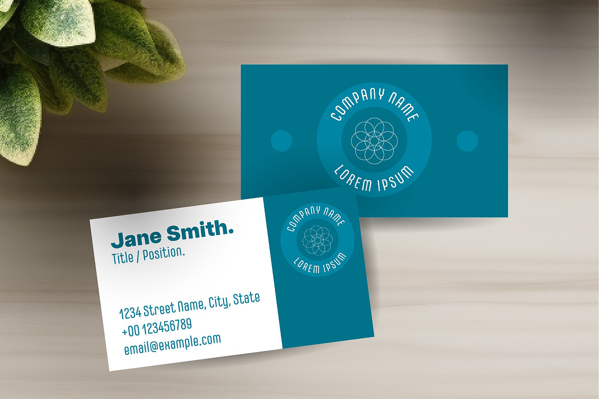 Blue Business Card Company, a Templates & Theme by studiogstock (Photo 1 of 3)
