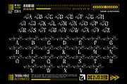 Tribal Hole Typeface, a Serif Font by alit design (Thumbnail 9 of 20)