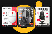 Social Media Templates (Psd+Canva), a Social Media Template by Nina Shaw (Thumbnail 3 of 11)
