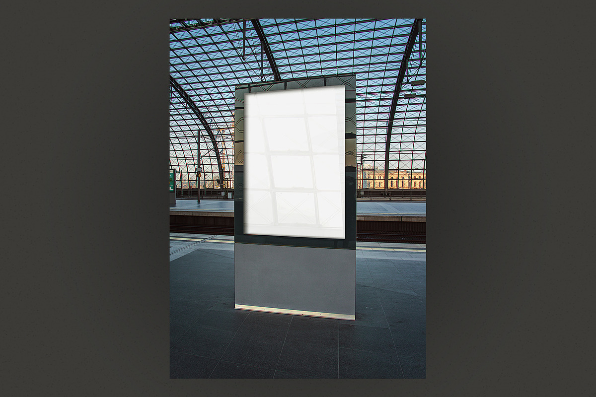 Mockup - Poster - Main Station, a Print Template by Zetarrr (Photo 2 of 2)