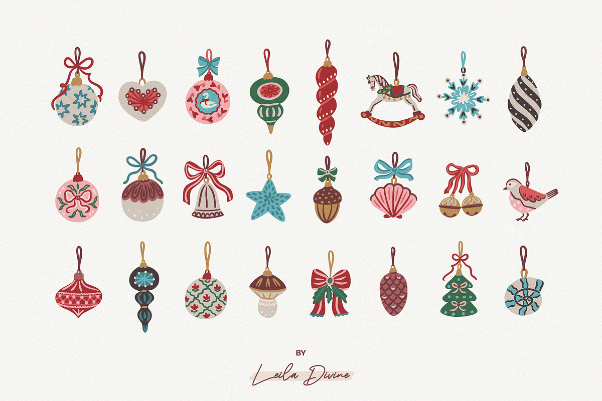 Hand Drawn Christmas Collection, an Object Graphic by Leila Divine (Photo 5 of 22)