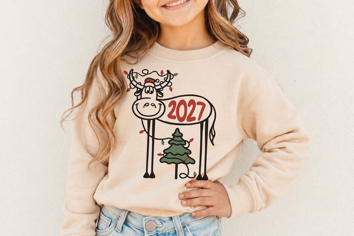 Funny Christmas 2027 Deer SVG Cricut, an Object Graphic by TanchaArt (Photo 8 of 8)