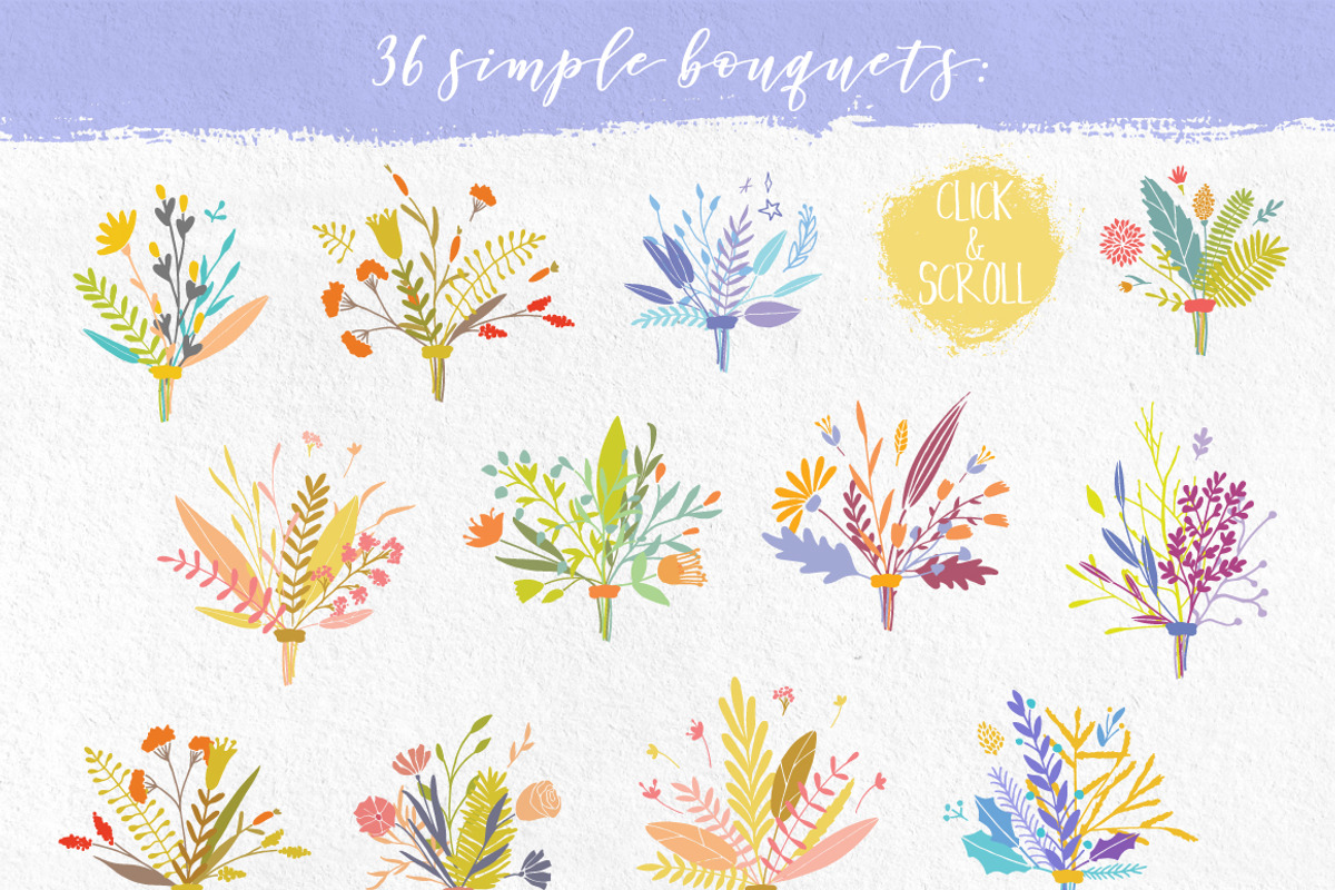 Flowerly Collection, a Decorative Illustration by eclosque (Photo 8 of 11)