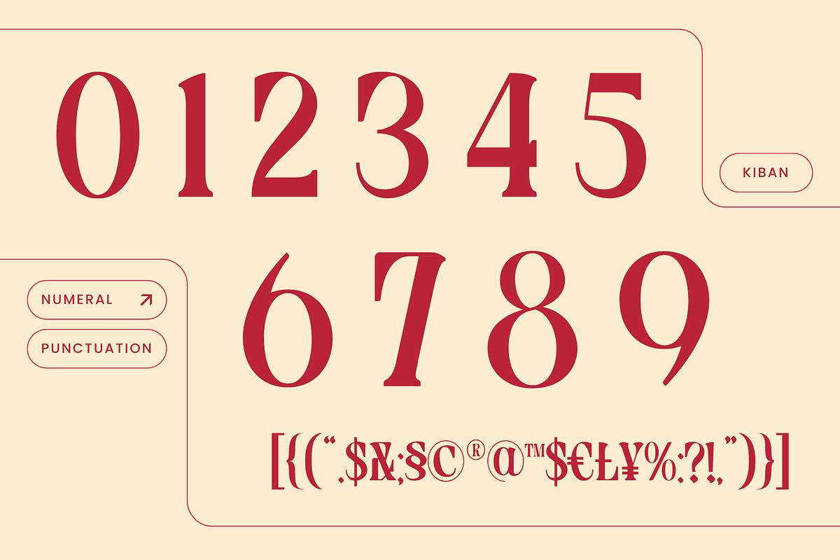 Kiban - Branding Logo Font, a Serif Font by Nirmana Visual (Photo 10 of 10)