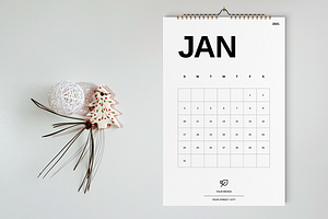 Wall Calendar 2021 Template