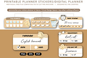back to school PNG planner stickers, a Design Template by hanacrochetdesign (Thumbnail 4 of 11)