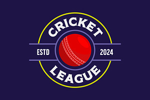 simple circle logo design cricket, a Branding & Logo Template by Pyruos ID