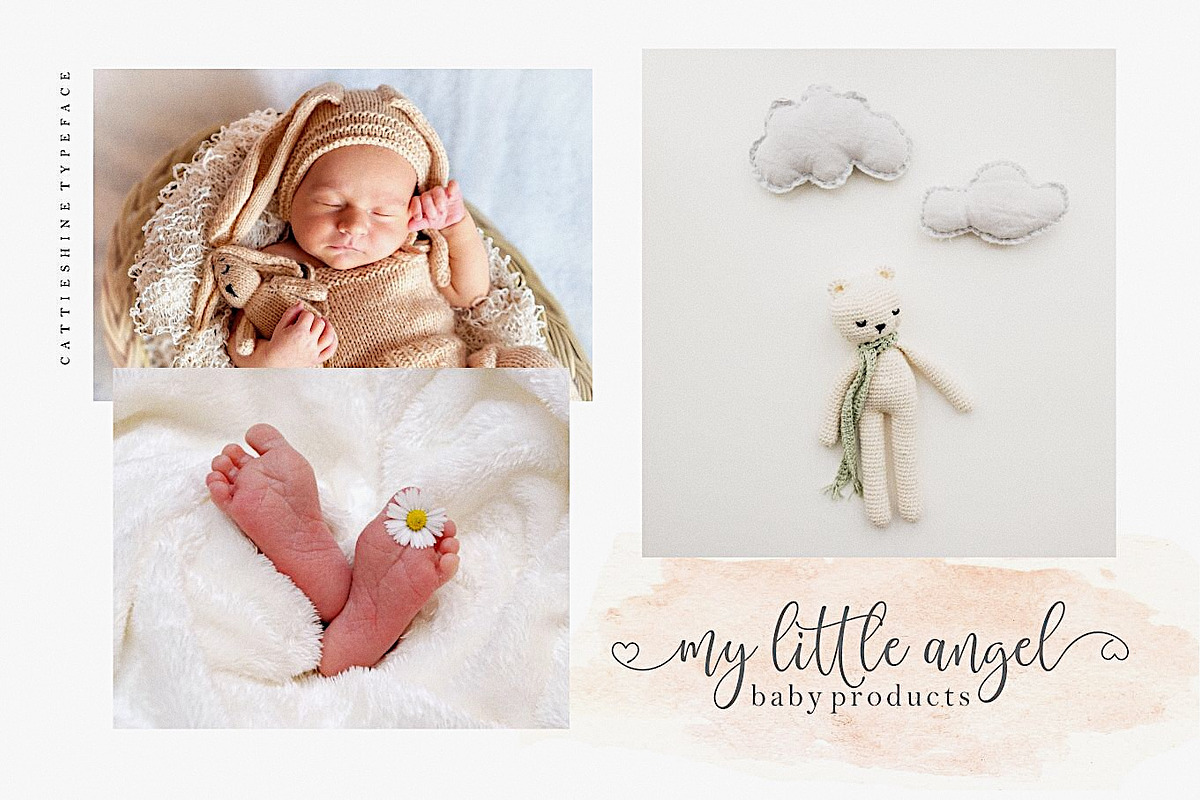 Sale 20% Cattieshine - Font Duo, a Script Font by Anatadesign (Photo 15 of 22)