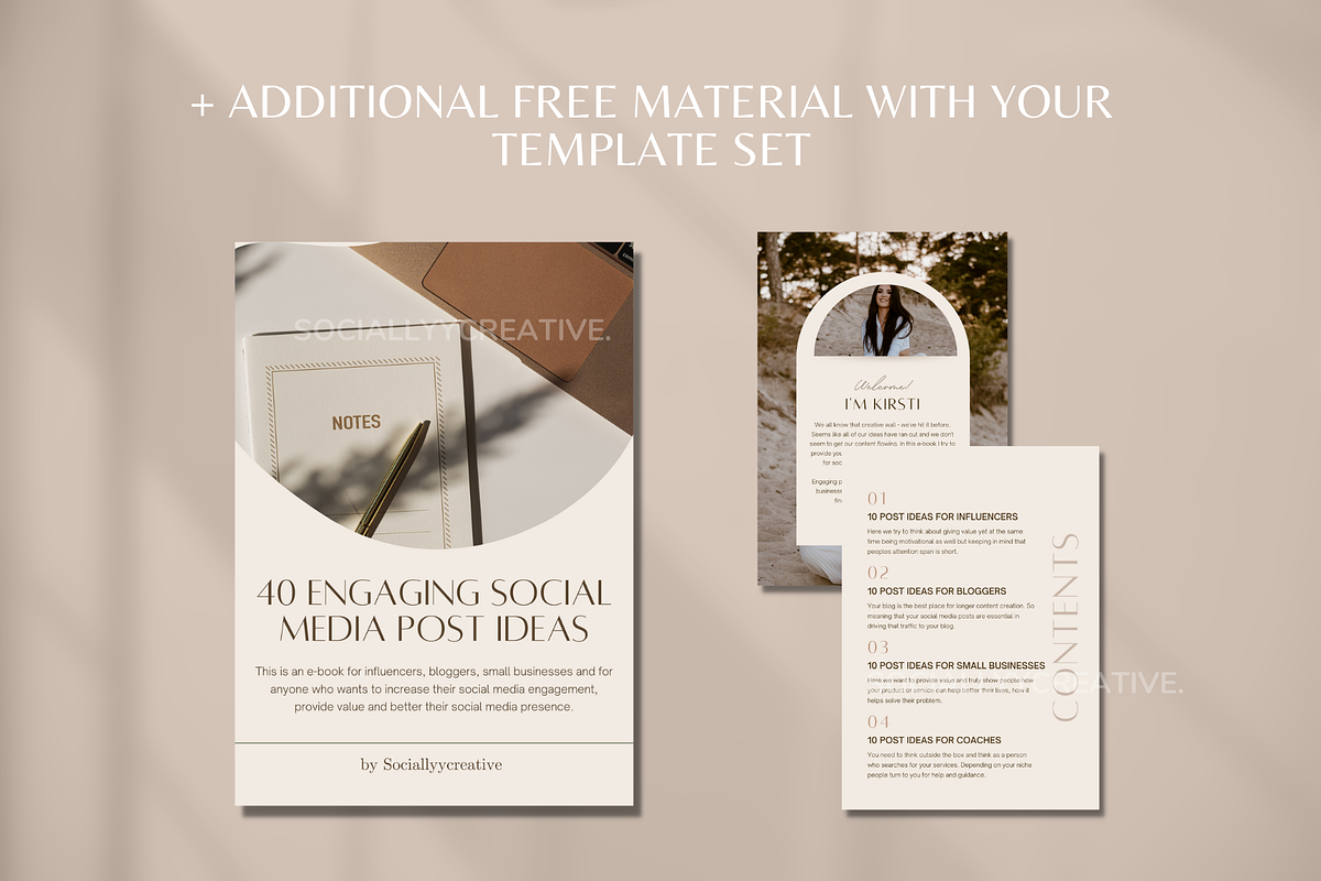 Autumn Instagram Templates, a Social Media Template by SociallyyCreative (Photo 9 of 10)