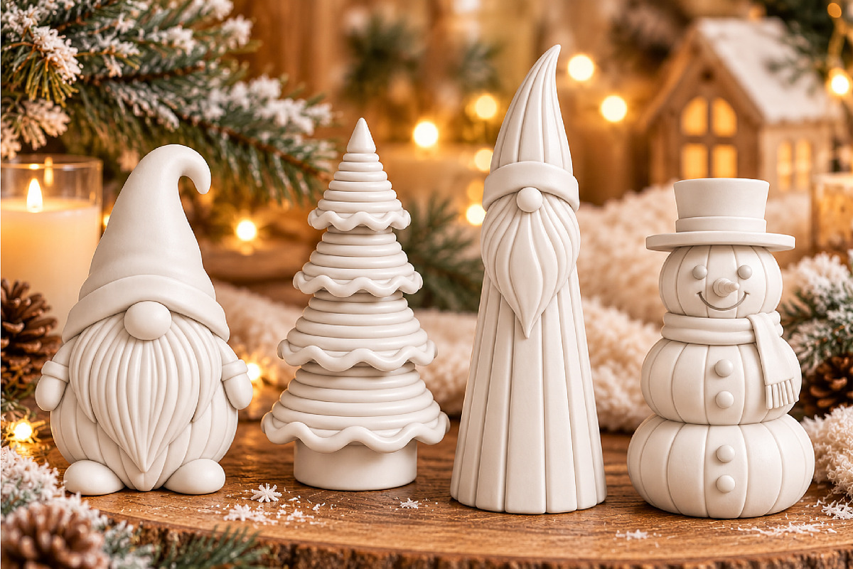 Christmas Gnome Tree Snowman STL, a Characters & Person 3D Model by Layerology (Photo 5 of 5)