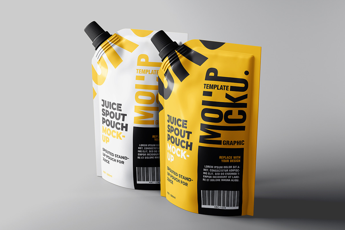 Spout Pouch Mockup Set, a Packaging Mockup by Artnivora.Std (Photo 4 of 4)