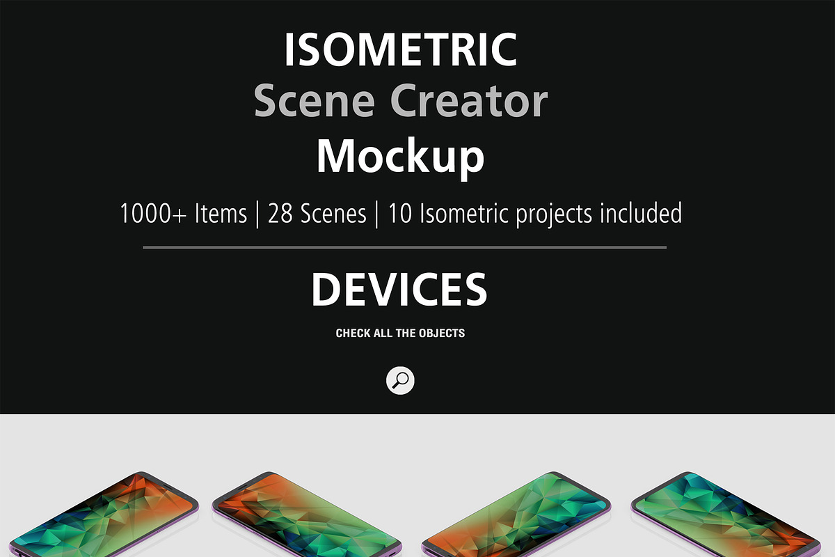 Isometric Scene Creator Mockup, a Books & Magazine Mockup by IsometricWorld (Photo 20 of 47)
