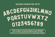 Wilden - Handdrawn Vintage Typeface, a Sans Serif Font by Garisman Std (Thumbnail 2 of 10)