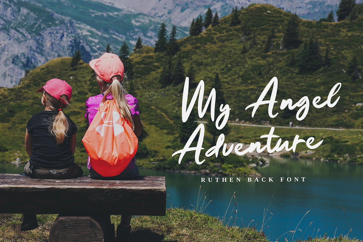 Ruthen Back - Stylish Font preview 7