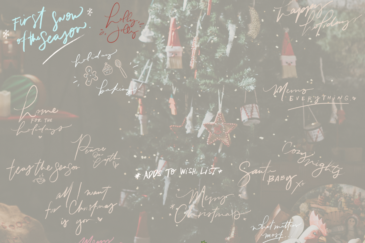 Hand-Lettered Christmas IG Stickers, a Graphic by Joyscript (Photo 6 of 7)