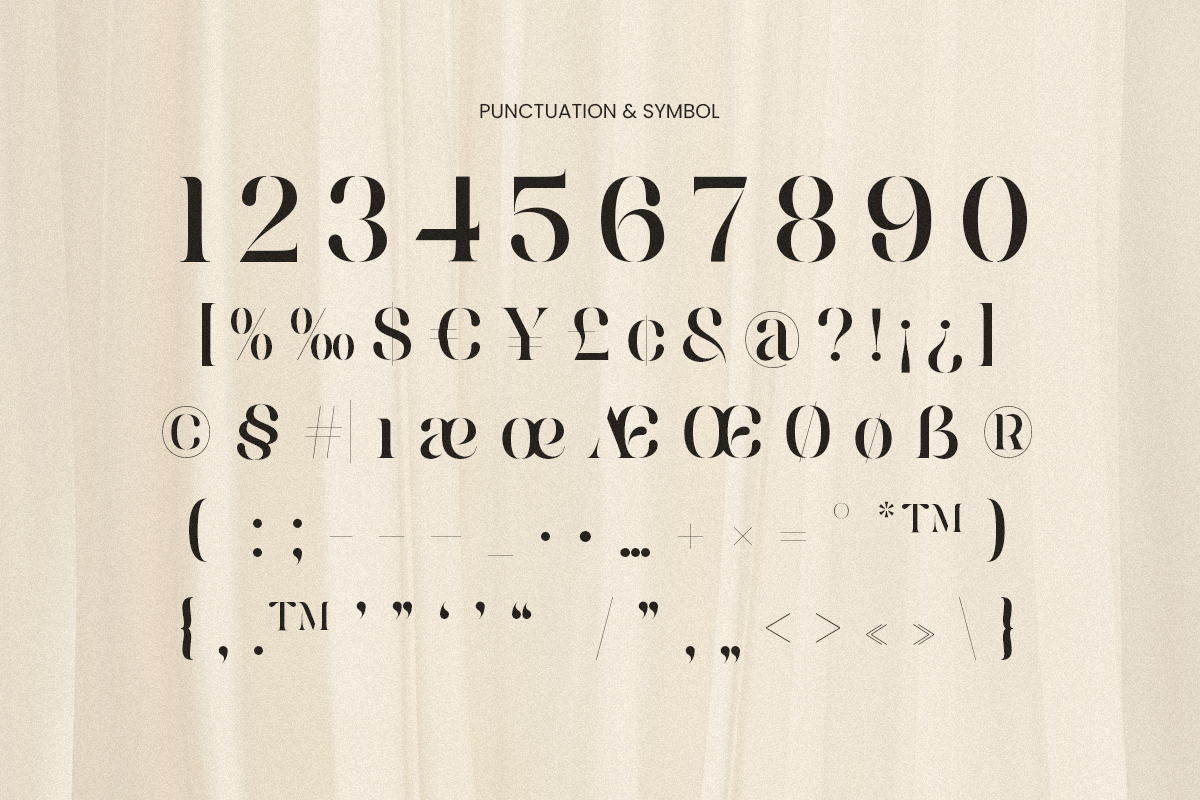 Mediora – Luxury Stencil Logo Font, a Serif Font by Sensatype (Photo 12 of 13)