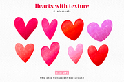 Valentines day clipart, red love art, an Illustration by Harmony Draws (Thumbnail 2 of 7)