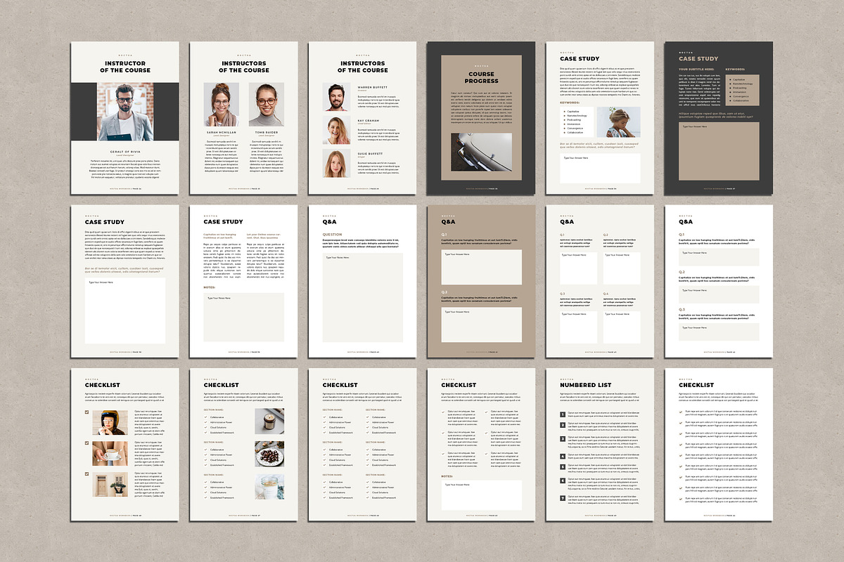 Noctua Workbook Template, a Brochure Template by SlideStation (Photo 15 of 18)
