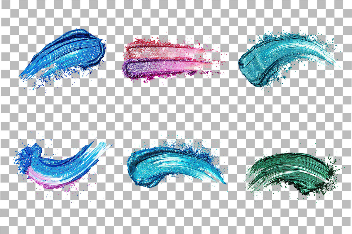 Colorful Brush Strokes Clipart, a Brush Add-On by Pixeness (Photo 3 of 3)