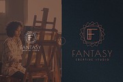 Art Deco A-Z Logo Templates, a Branding & Logo Template by VP Fonts (Thumbnail 7 of 29)