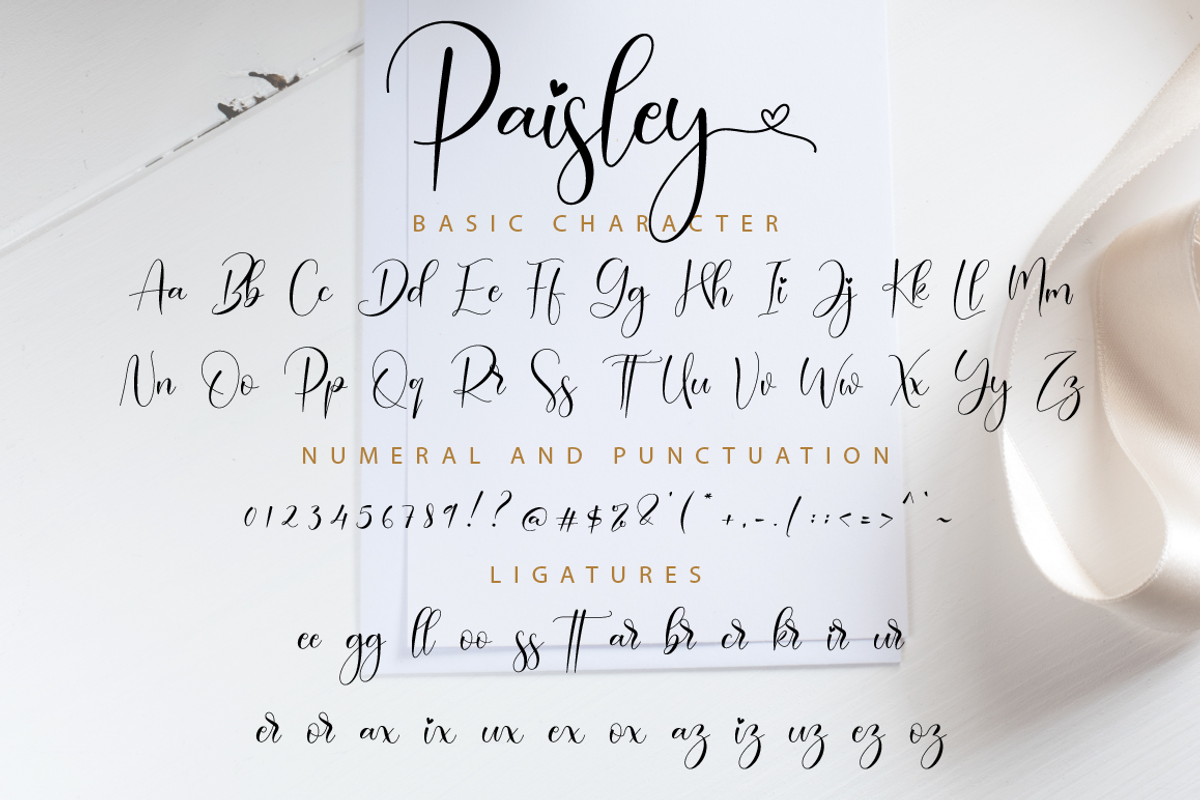 Paisley // Lovely Script Font, a Script Font by Nissa Studio