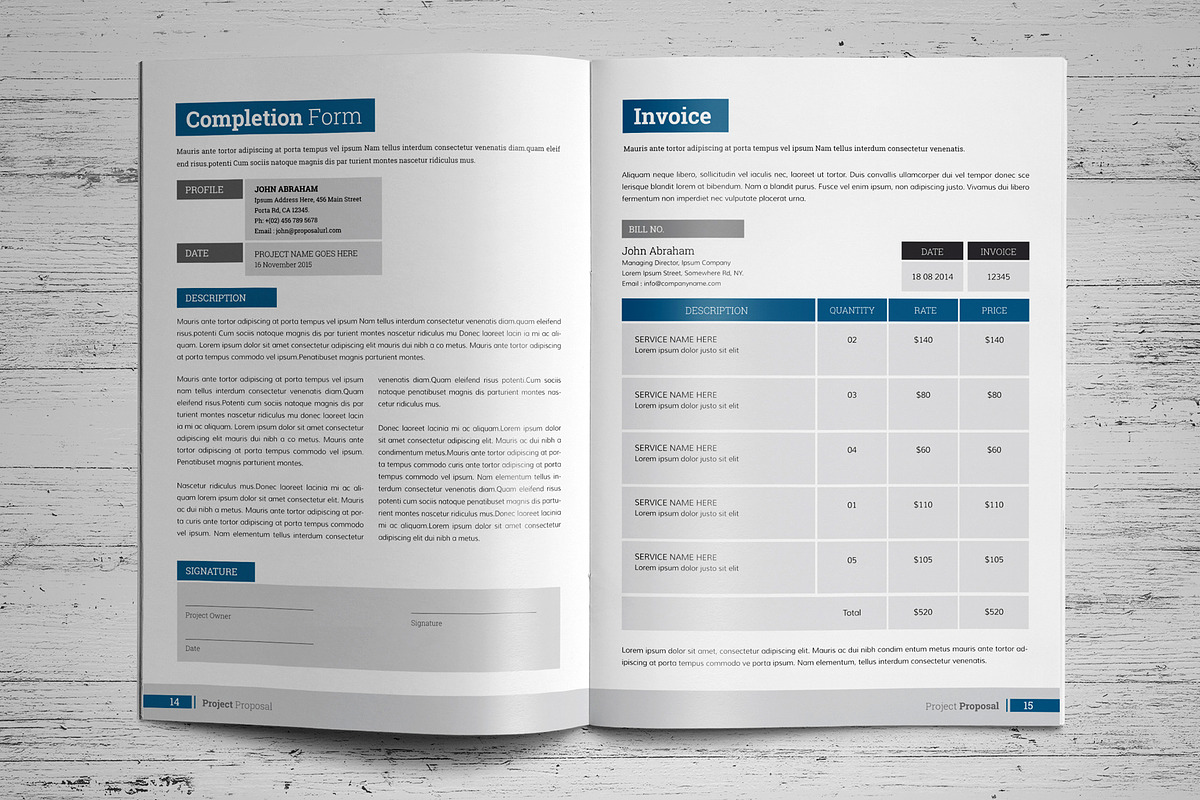 Project Proposal Template V6, a Brochure Template by JanySultana (Photo 8 of 14)