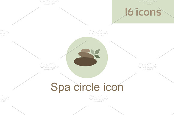 Spa Circle Icon