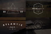 Vintage Logo & Insignia Starter Kit, a Branding & Logo Template by Hustle Supply Co. (Thumbnail 2 of 5)