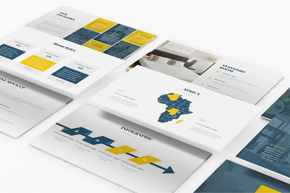 Hotel Vegas Keynote Template, a Presentation Template by Incools Stokie (Photo 10 of 10)