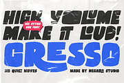 Cresso – Bold Casual Font, a Handwritten Font by Negara Studio (Thumbnail 1 of 13)