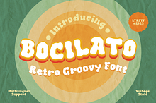 Bocilato - Groovy Font