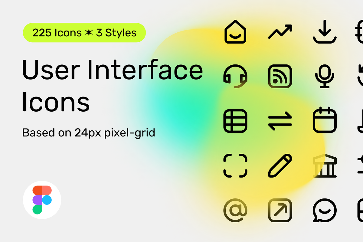 User Interface Icons 3.0 | 225 Icons, an Outline Icon by Pixel-Perfect (Photo 1 of 6)