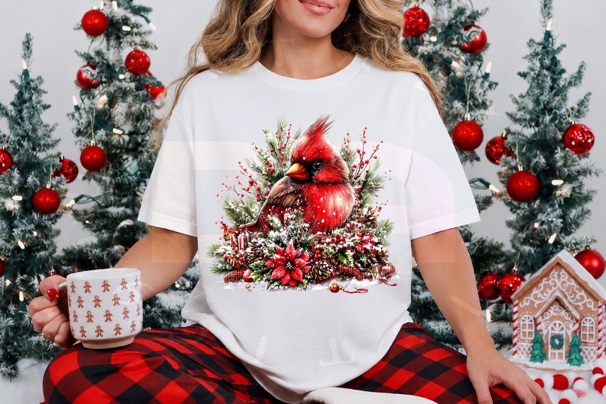 Whimsical Christmas Cardinal Clipart, a Transportation Illustration by Digital Artistic99 (Photo 6 of 7)