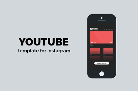 YouTube for Instagram Stories, a Social Media Template by Jordy