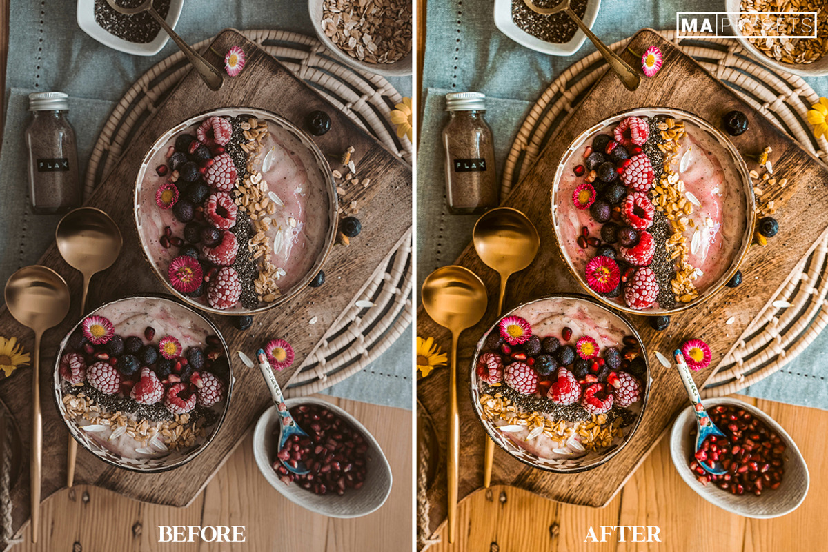 10 TASTY FOOD Lightroom Presets, a Preset Add-On by MaPresets (Photo 2 of 10)